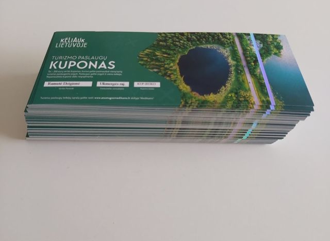 Išdalinti kuponai valstybės kompensuojamam poilsiui ar ekskursijoms Lietuvoje