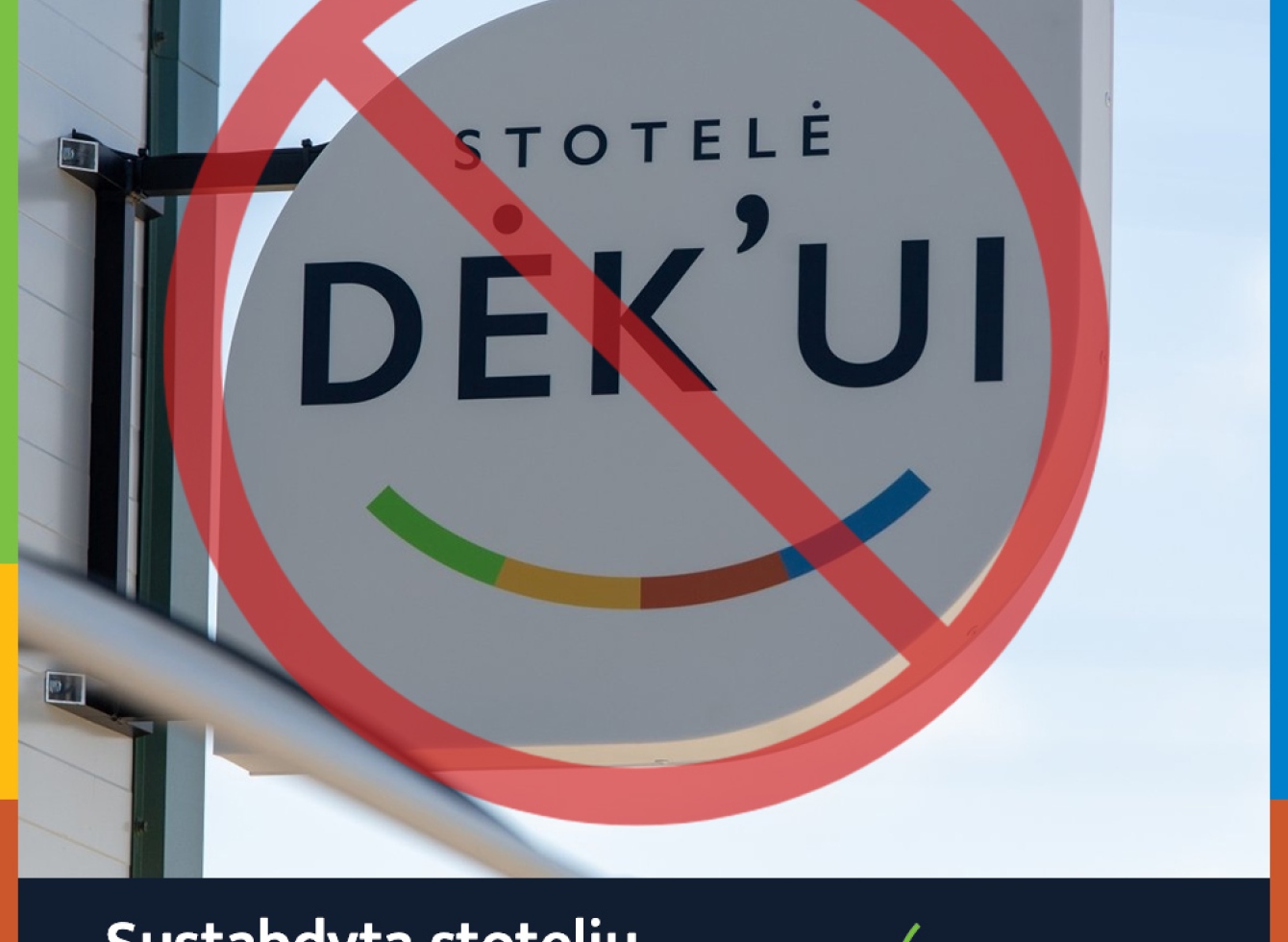 Nuo šiandien, spalio 28 d., laikinai stabdoma dalijimosi daiktais stotelių DĖK’ui veikla