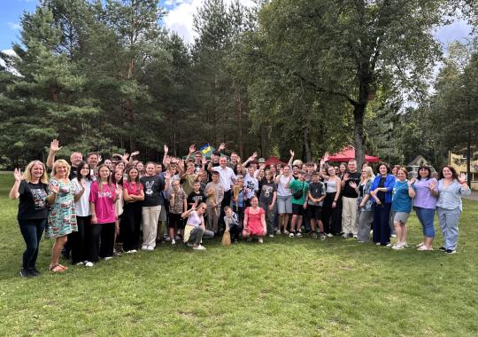 A summer camp was held in Vepriai for...