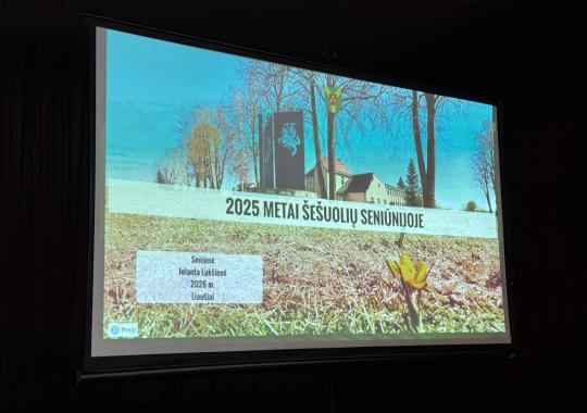 Šešuolių seniūnijoje pristatyta 2025...