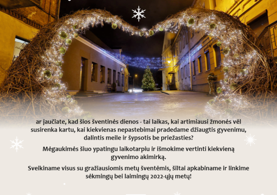Ukmergės rajono savivaldybės vadovų sveikinimas
