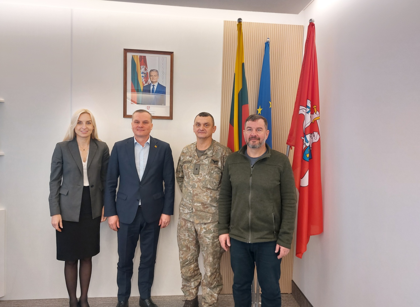 Iš kairės: Inga Pračkailė, Darius Varnas, Artūras Grigucevičius, Valdas Rabazauskas