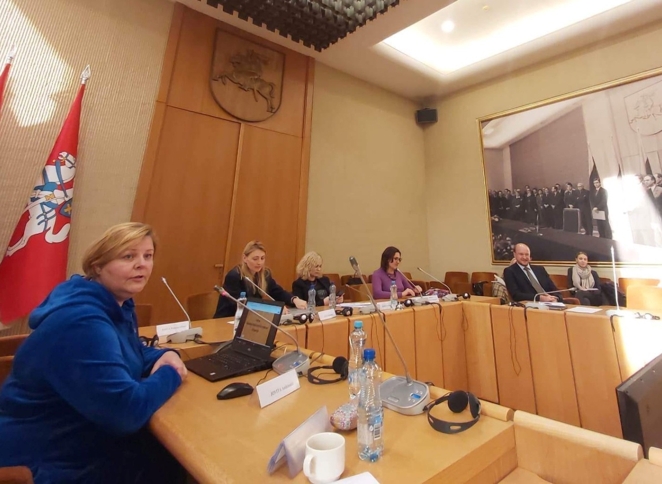 D.Pranskevičienė pristato pranešimą