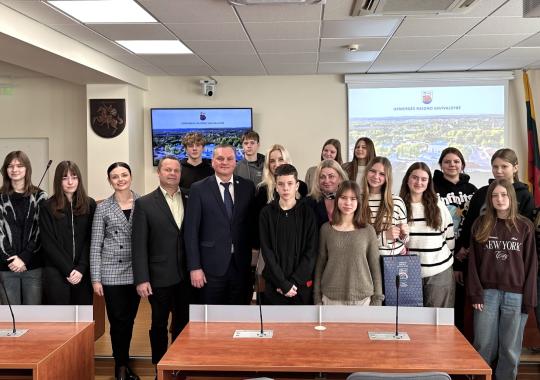 Ukmergėje paminėtos Ukrainos karo metinės