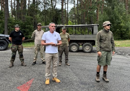 Ukmergėje lankėsi sąjungininkų kariai