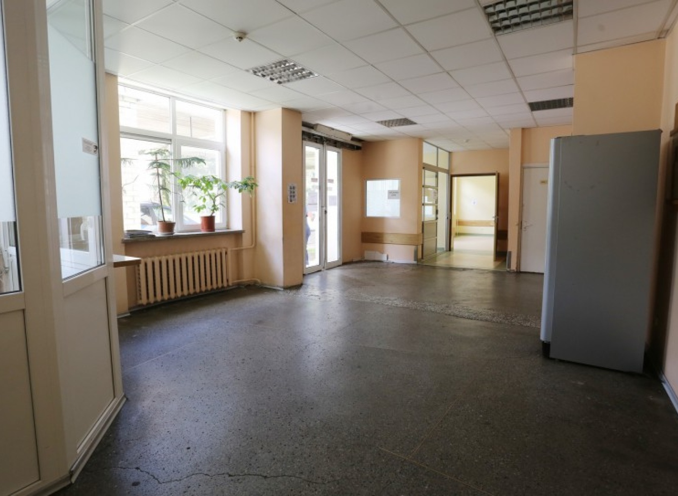 Ligoninės Priėmimo-skubios pagalbos skyriuje - remonto darbai