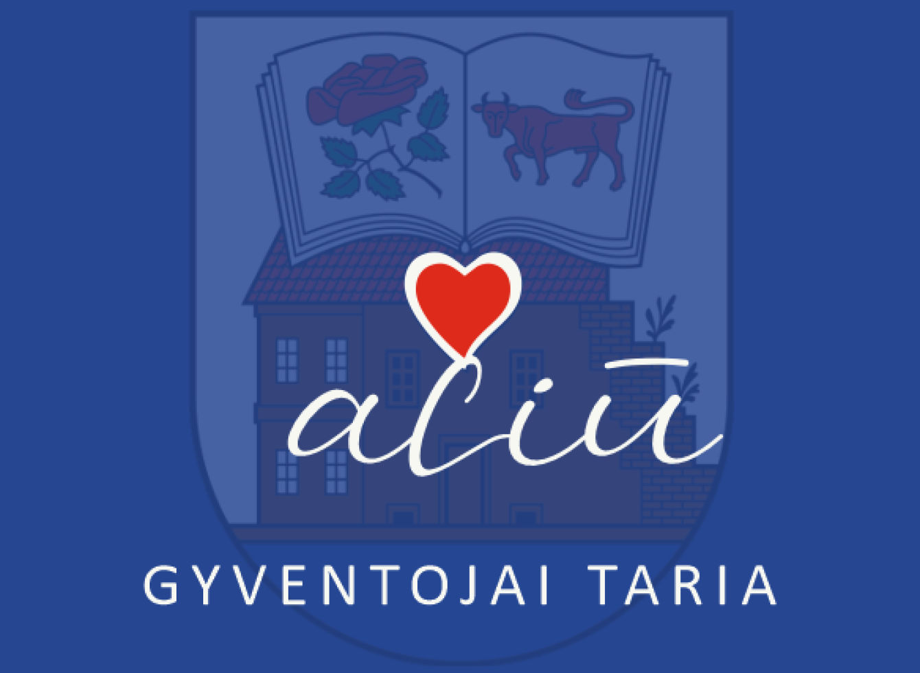 Plakatas Gyventojai taria ačiū