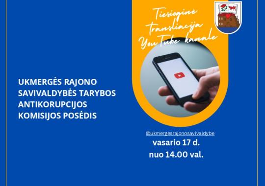Antikorupcijos komisijos posėdis