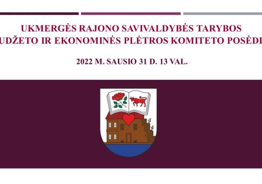 Biudžeto ir ekonominės plėtros...