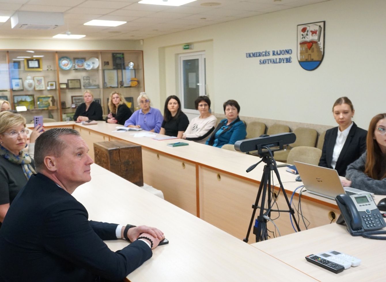 Aptarta skiepijimo situacija Ukmergės r
