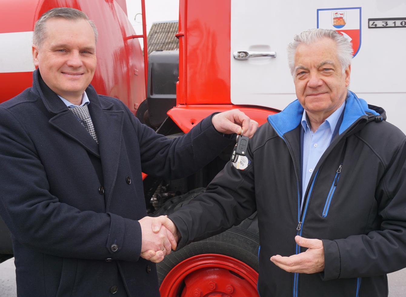 Gaisrinis automobilis KAMAZ bus nugabentas į Ukrainą