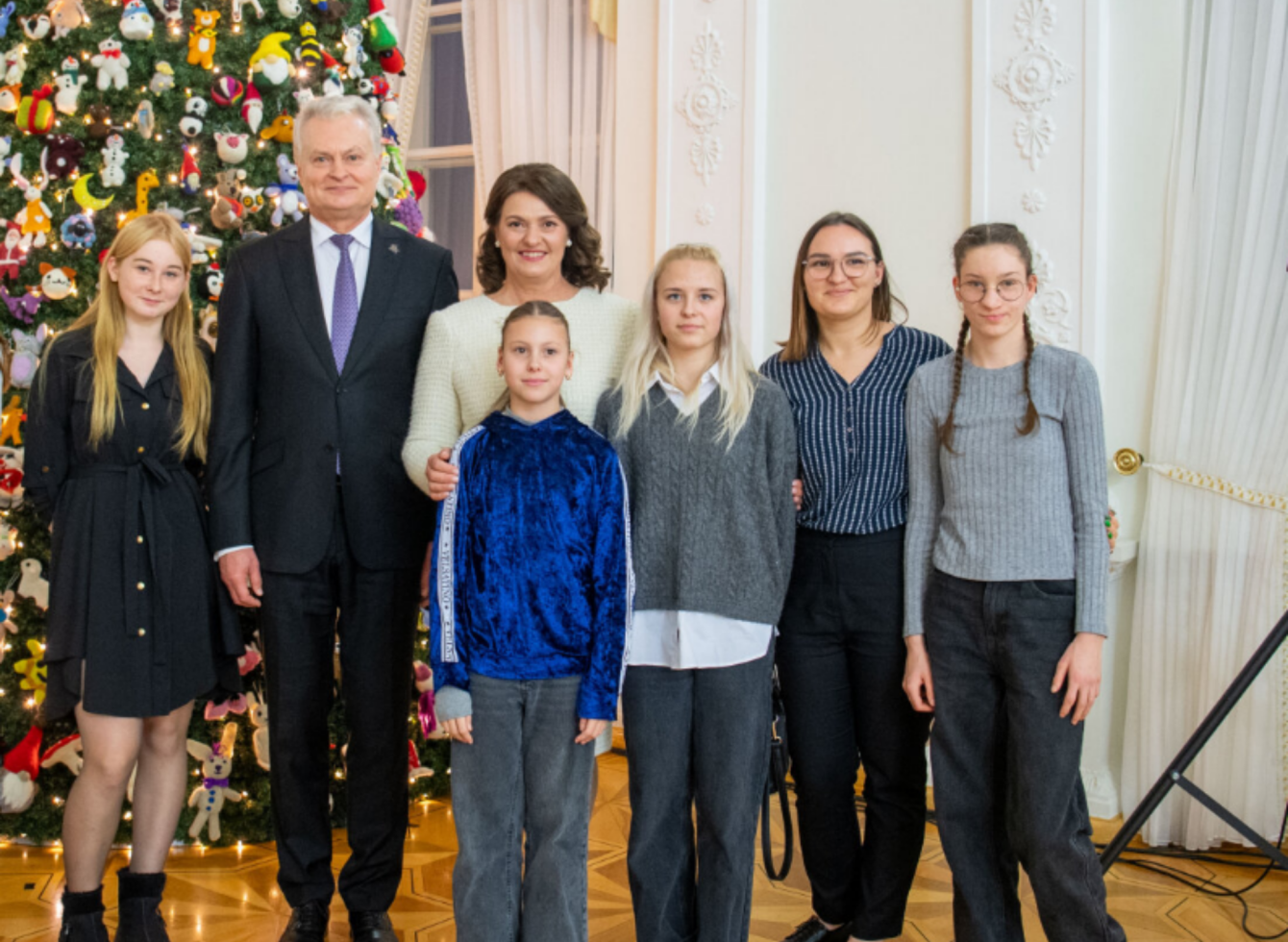 Šv. Kalėdų eglės Prezidentūroje įžiebimo šventėje dalyvavo ir ukmergiškiai