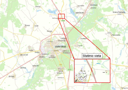 Visuomenės informavimas apie nuotekų valyklos (Jaunimo g. 1a, Atkočių...