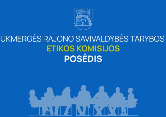 Etikos komisijos posėdis – sausio 25...