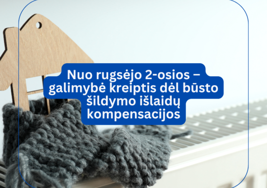 Nuo rugsėjo 2-osios – galimybė...