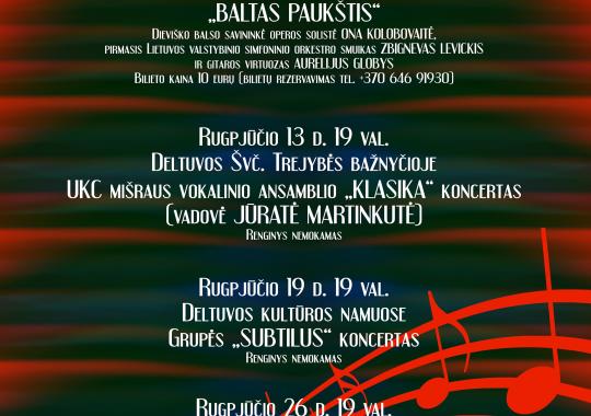 Koncertas „Baltas paukštis kviečia jausmingos muzikos gerbėjus