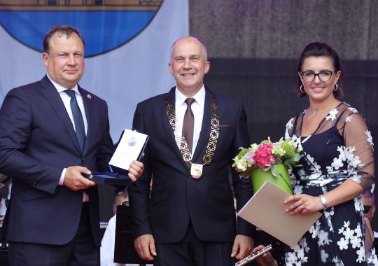 Evaldui Pašiliui įteiktos Ukmergės...