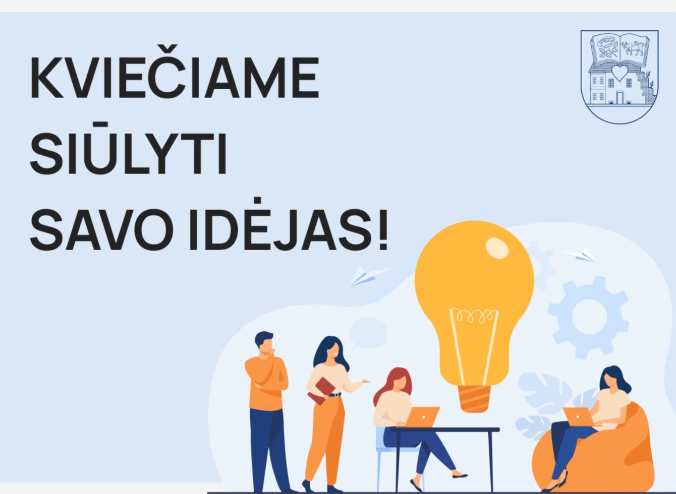 Kviečiame siūlyti savo idėjas dalyvaujamojo biudžeto projektams!