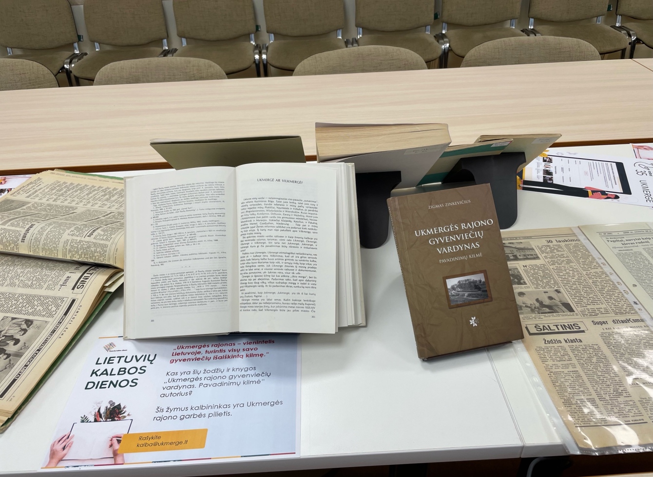 Savivaldybėje – spausdinto žodžio paroda