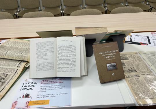 Savivaldybėje – spausdinto žodžio paroda