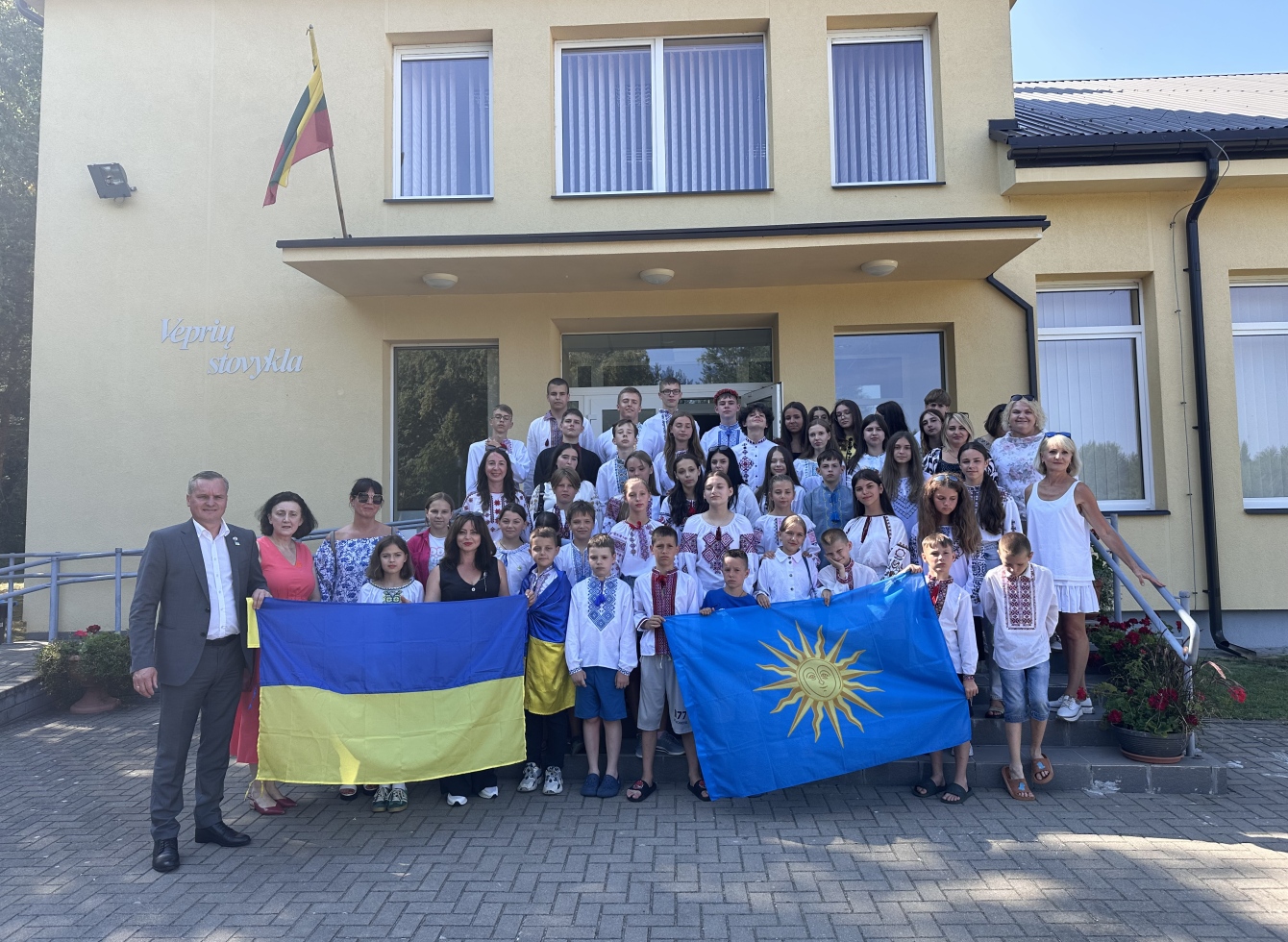 Ukmergės Veprių stovyklavietėje - trečius metus iš eilės ukrainiečių vaikų stovykla