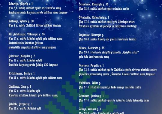 Ukmergiškiai šventes pasitiks su kalėdiniu Magišku mišku ir su daug...