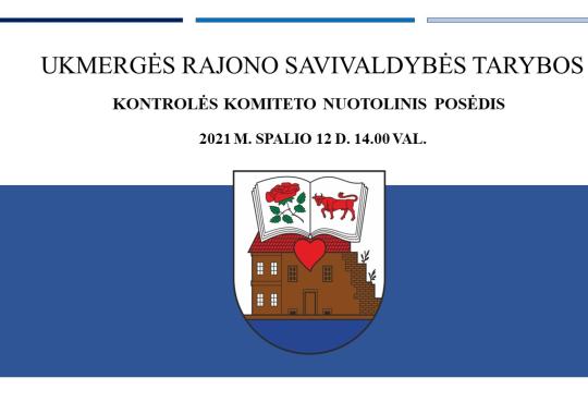 Kontrolės komiteto posėdis