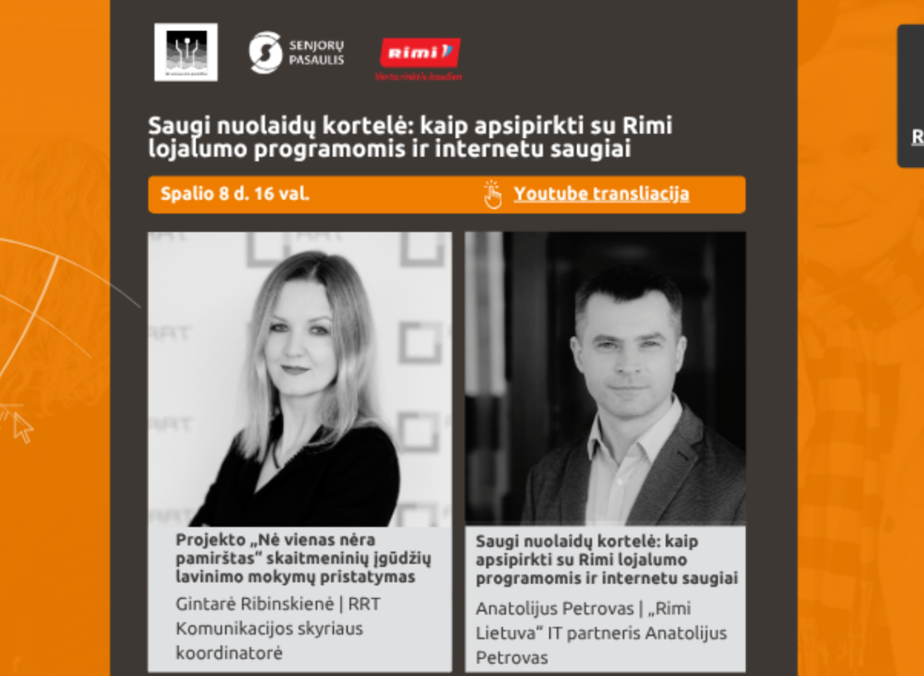 Kviečiame į nemokamą nuotolinę paskaitą apie saugų apsipirkimą internetu ir lojalumo programas