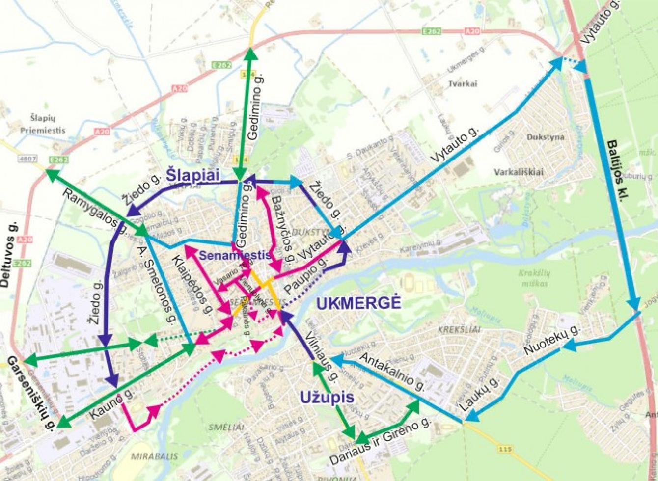 Spalio 20-23 d. bus uždraustas eismas Ukmergės miesto centre