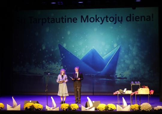 Sveikinimas Tarptautinės mokytojų dienos proga