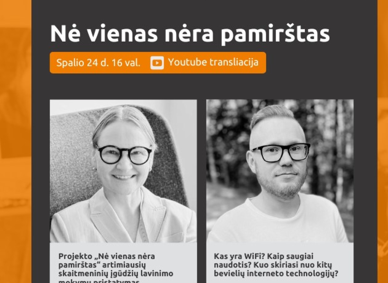 Nuotolinė paskaita „Nė vienas nėra pamirštas“