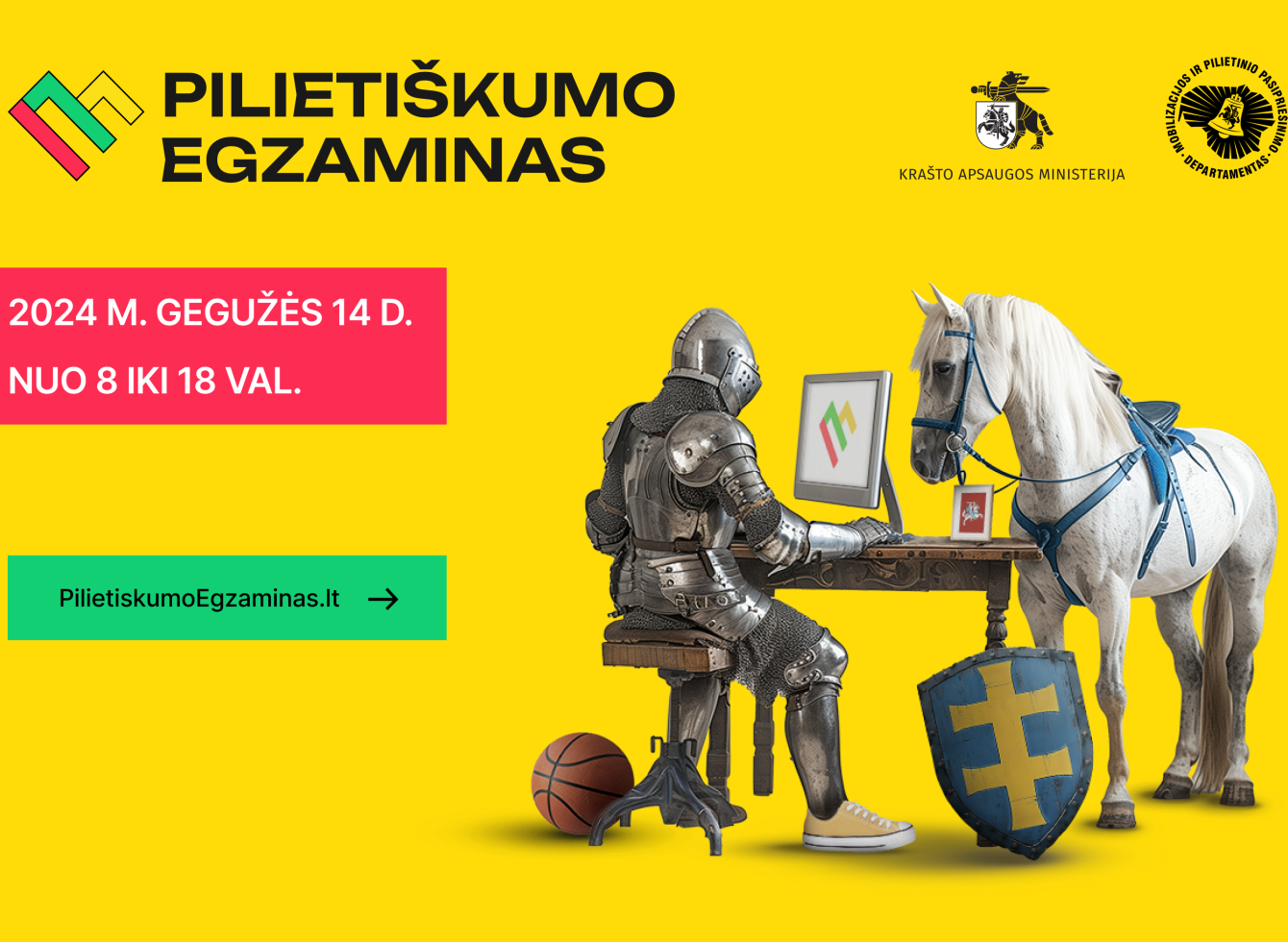Kviečiame dalyvauti pirmajame Pilietiškumo egzamine!