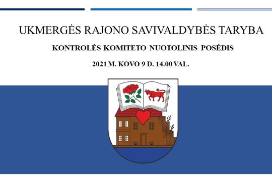 Nuotolinis Kotrolės komiteto posėdis