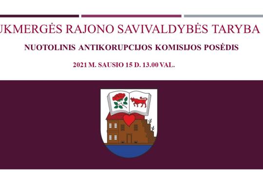 Antikorupcijos komisijos nuotolinis...