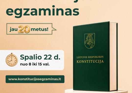 Kviečiame dalyvauti Konstitucijos...