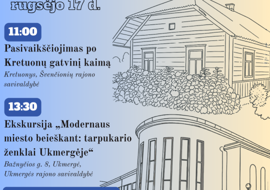 Europos paveldo dienos kviečia...