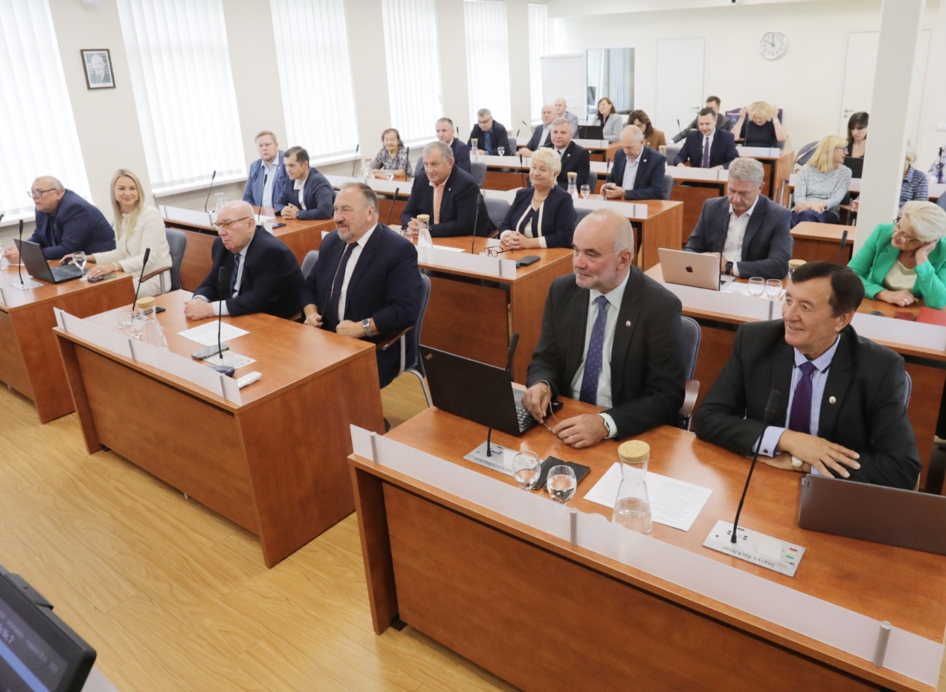 Tarybos posėdžio akimirkos