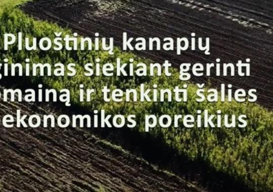 Kvietimas į pluoštinėms kanapėms...