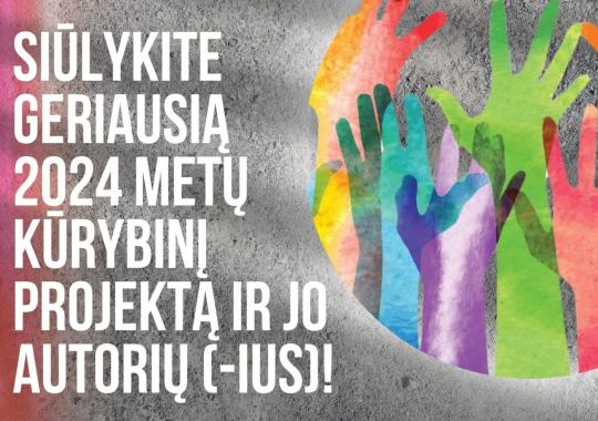 Siūlykite geriausią 2024 metais...