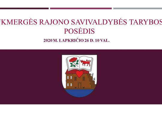 Ukmergės rajono savivaldybės tarybos...