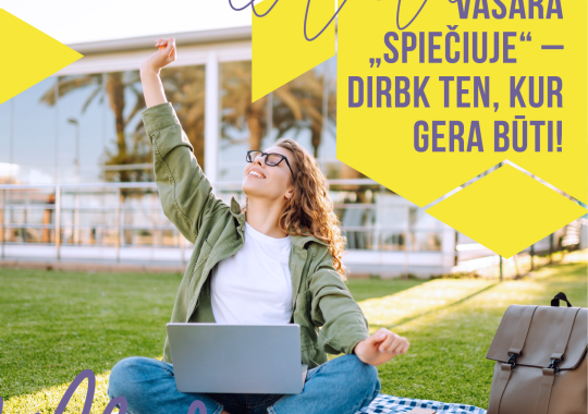 Vasarą dirbkite kitaip – „Spiečiai“...