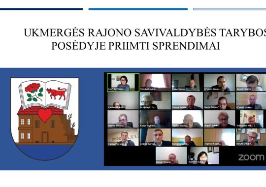 Ukmergės rajono savivaldybės tarybos...