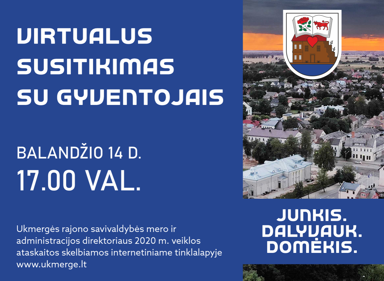 Virtualus susitikimas su gyventojais