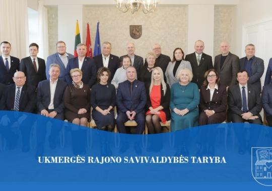 Ukmergės rajono savivaldybės tarybos...