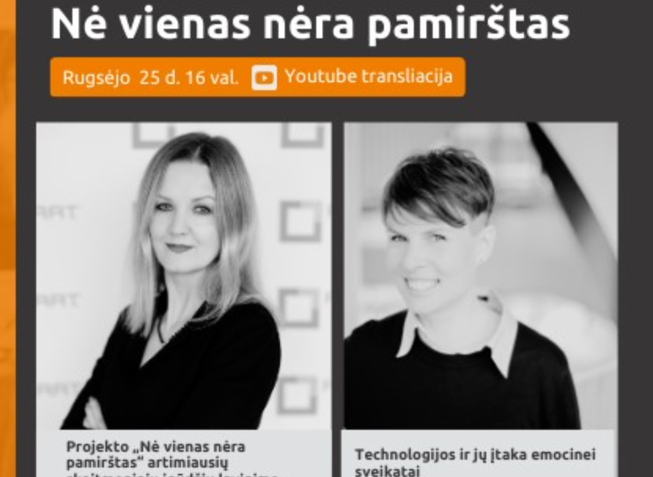 Nuotolinė paskaita „Nė vienas nėra pamirštas“
