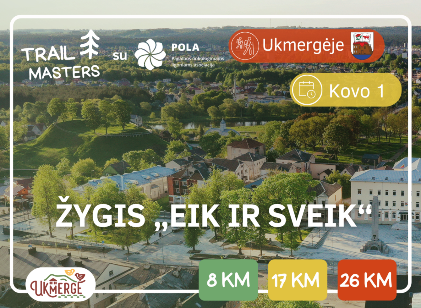 „Trail Masters“ žygis Ukmergėje