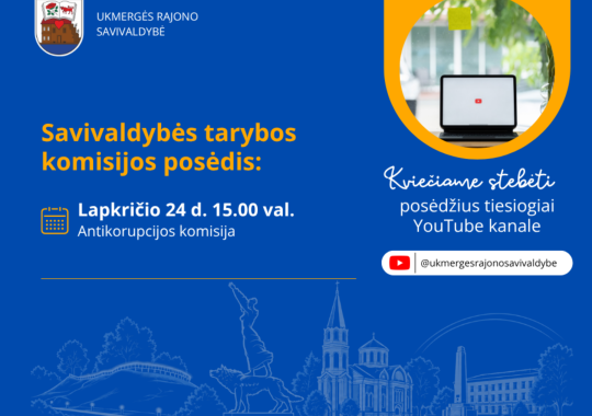 Antikorupcijos komisijos posėdis