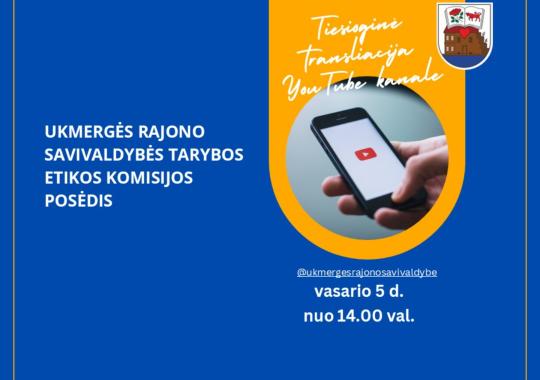 Etikos komisijos posėdis