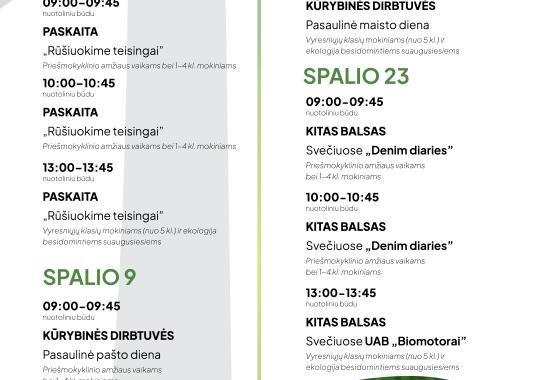 „Žaliasis taškas“ kviečia prisijungti...