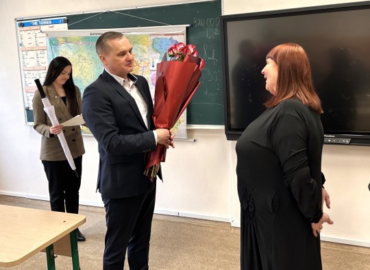 Pašilės progimnazijos direktorės išlydėtuvių akimirkos